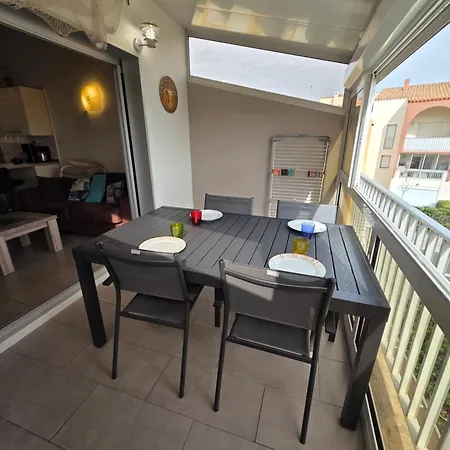 Terrasses De La Joli 3 Pieces Proche Richelieu Cap D'agde 아파트